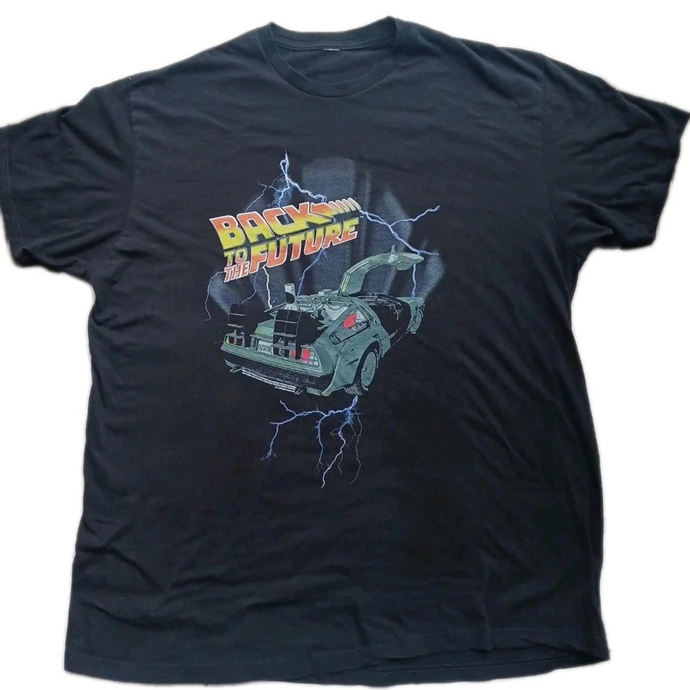 Back To The Future DeLorean Logo Shirt 2XL
